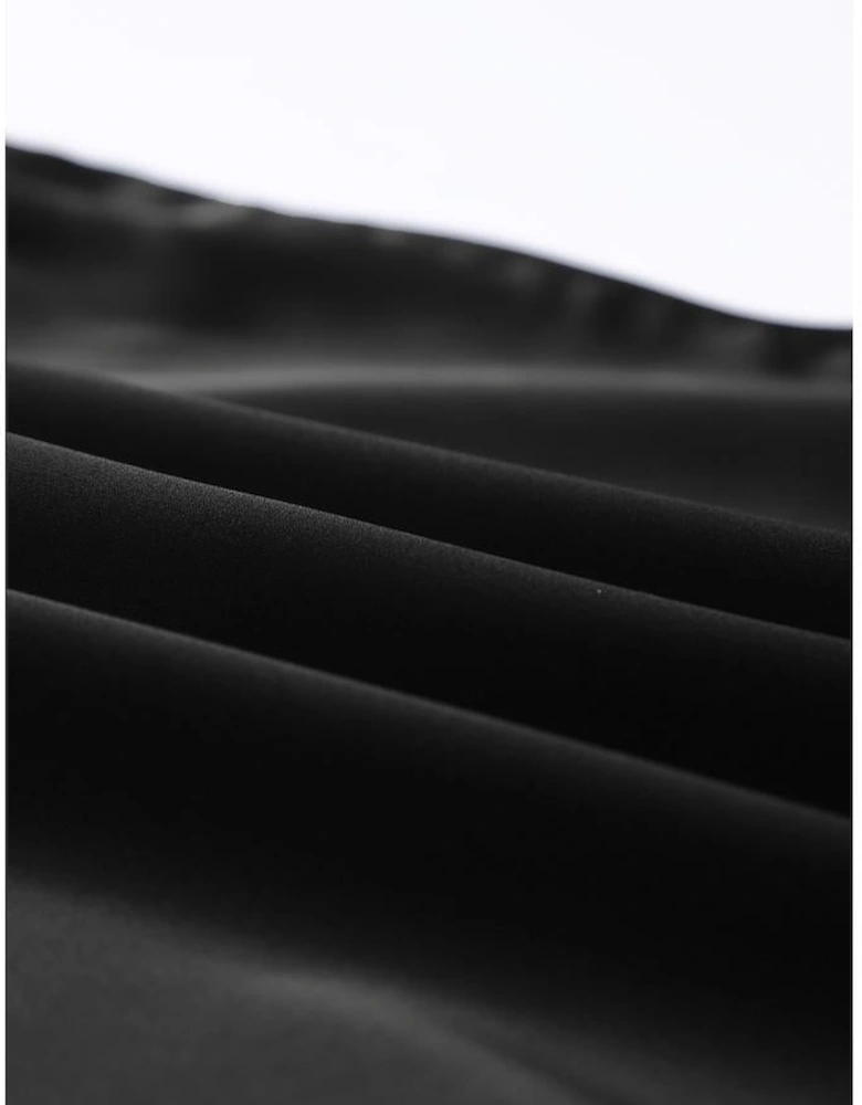 Black Deep V Neck Loose Tank Top