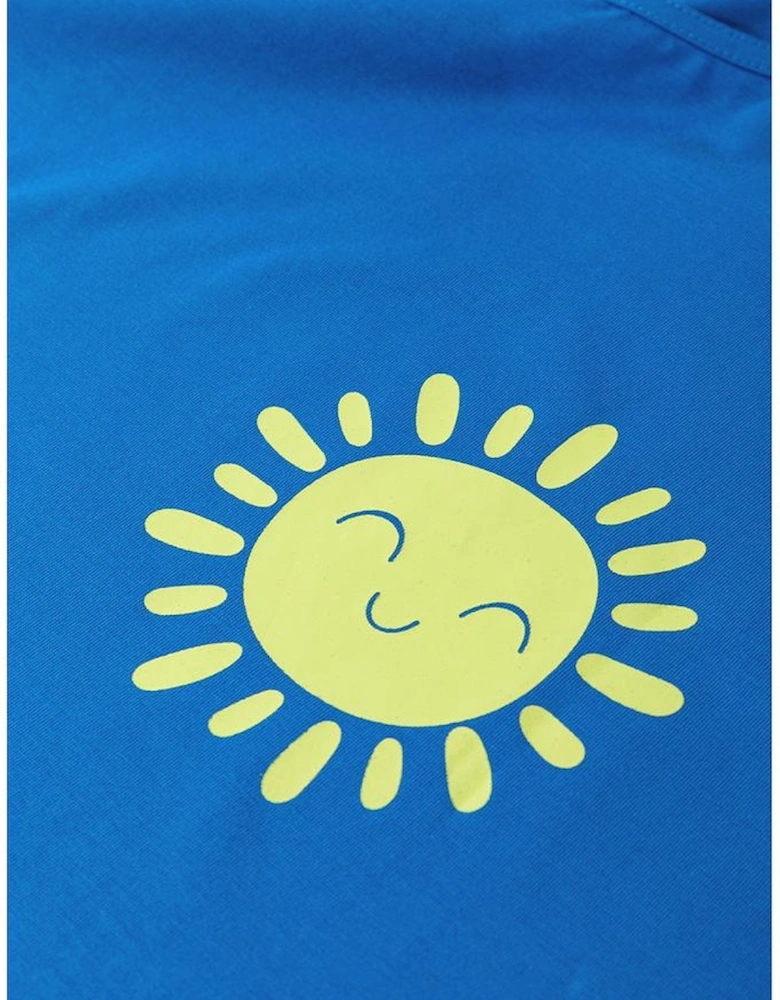 Blue Sun Graphic Casual Tank Top
