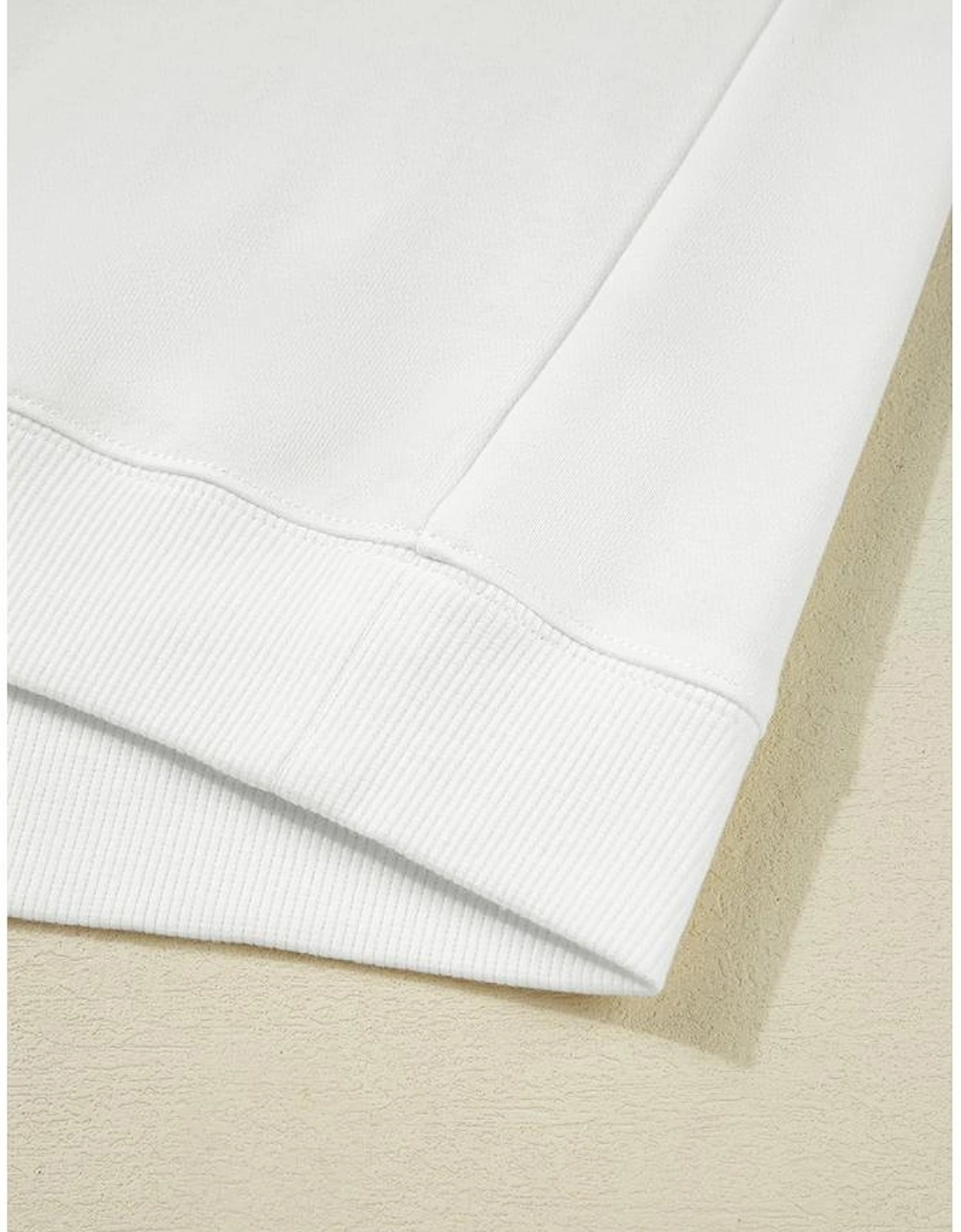 White Floral Ruffled Balloon Sleeve Patchwork Loose Blouse