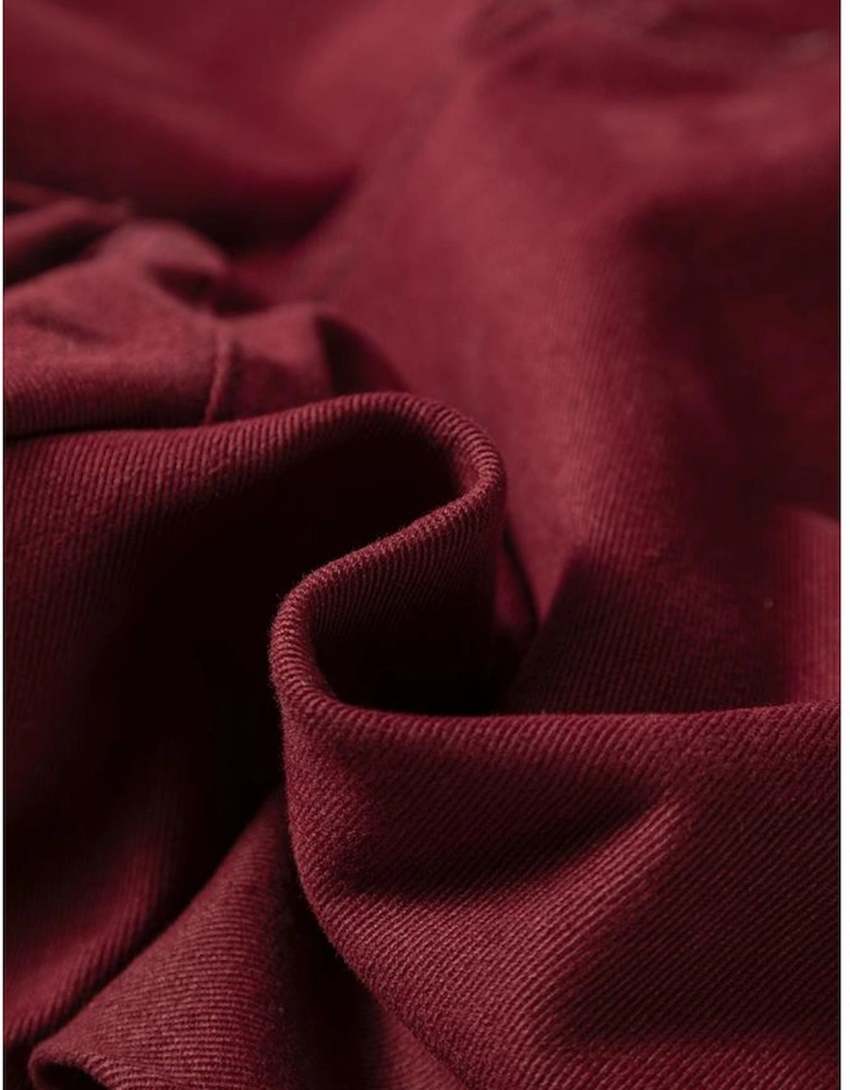 Red Dahlia Loose Straight High Waist Solid Color Jeans