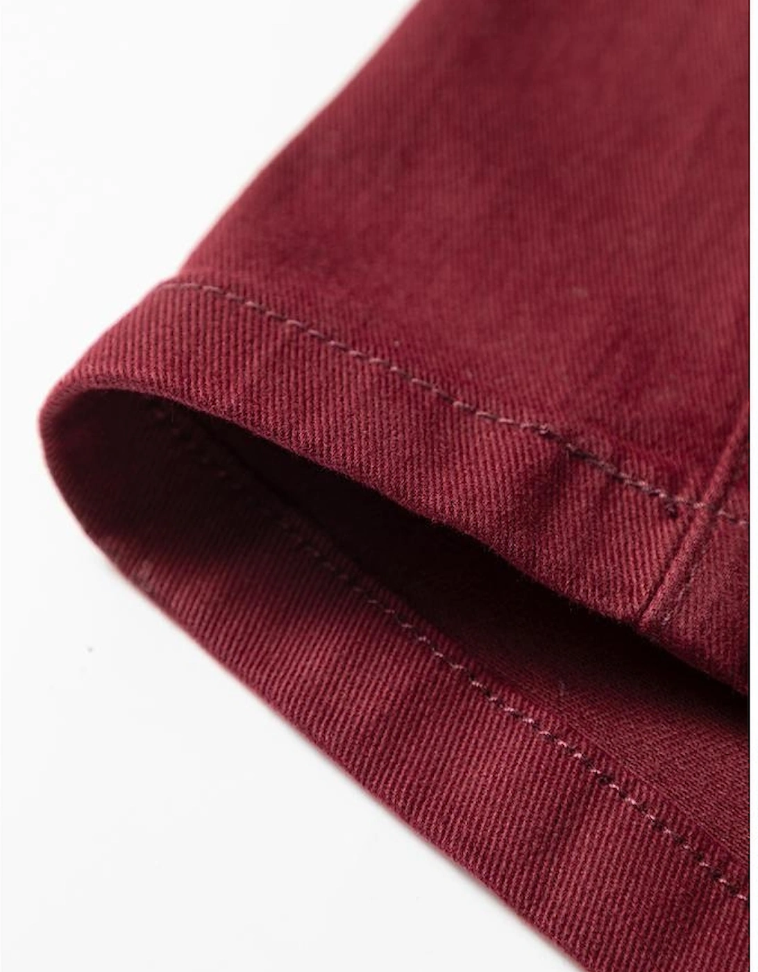 Red Dahlia Loose Straight High Waist Solid Color Jeans