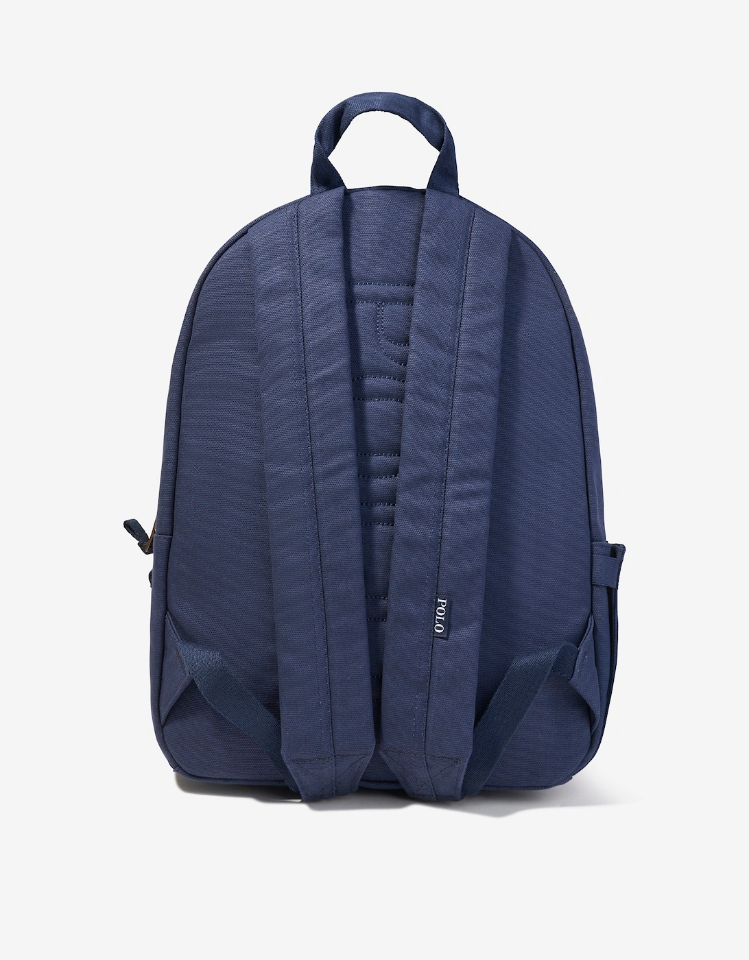 Kids Canvas School Backpack in Navy (42cm)