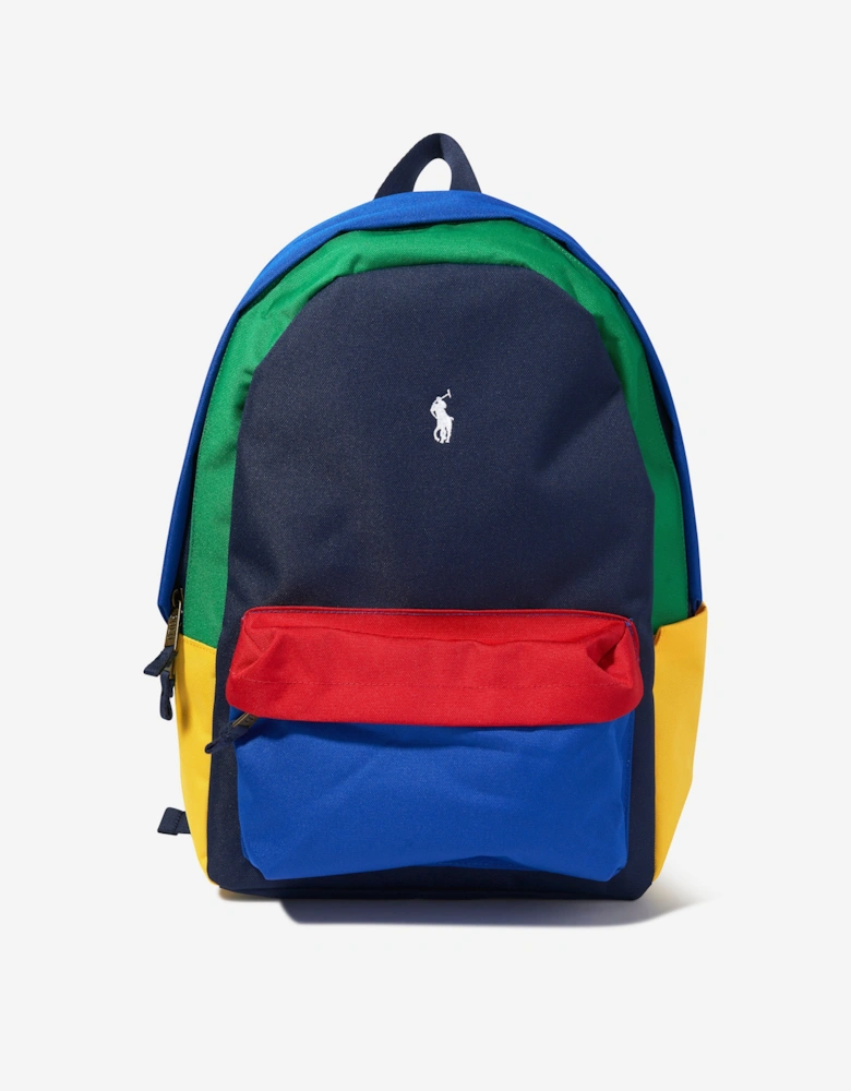 Boys Coloublock Backpack in Multicolour (45cm)