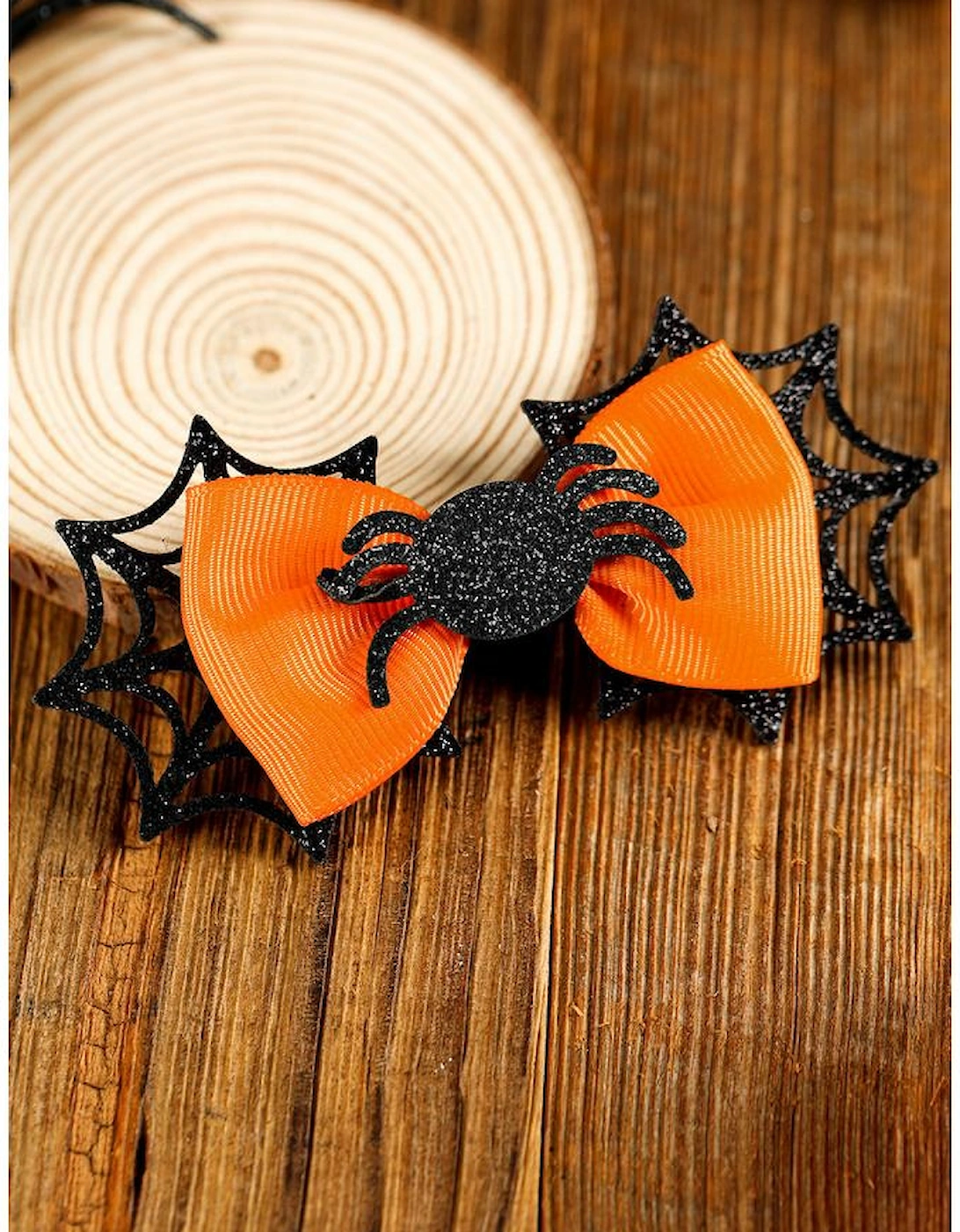 Azura Exchange Carrot Spider Web Bowknot Halloween Hair Clip