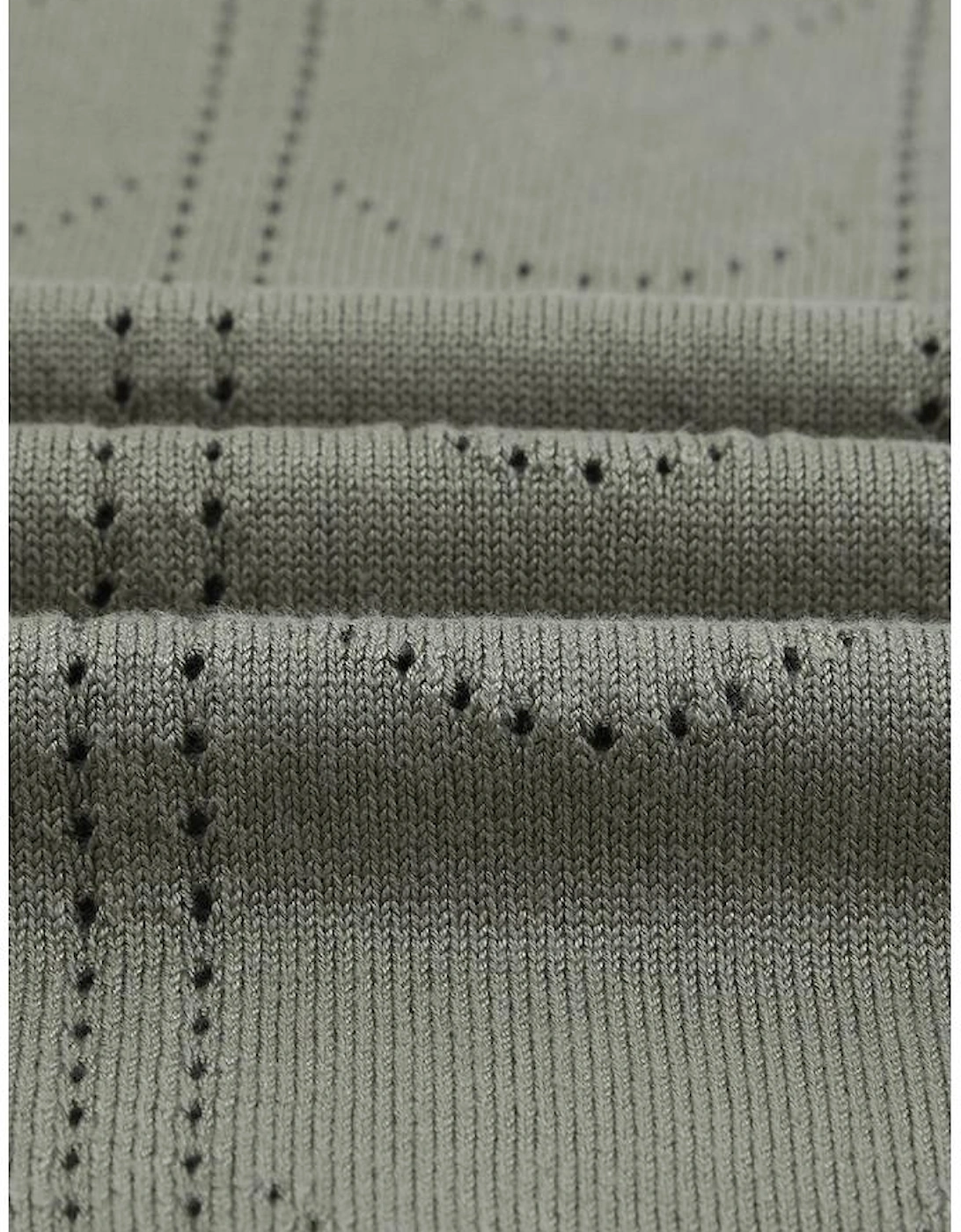 Azura Exchange Gray Flare Sleeve Texture Knit Sweater