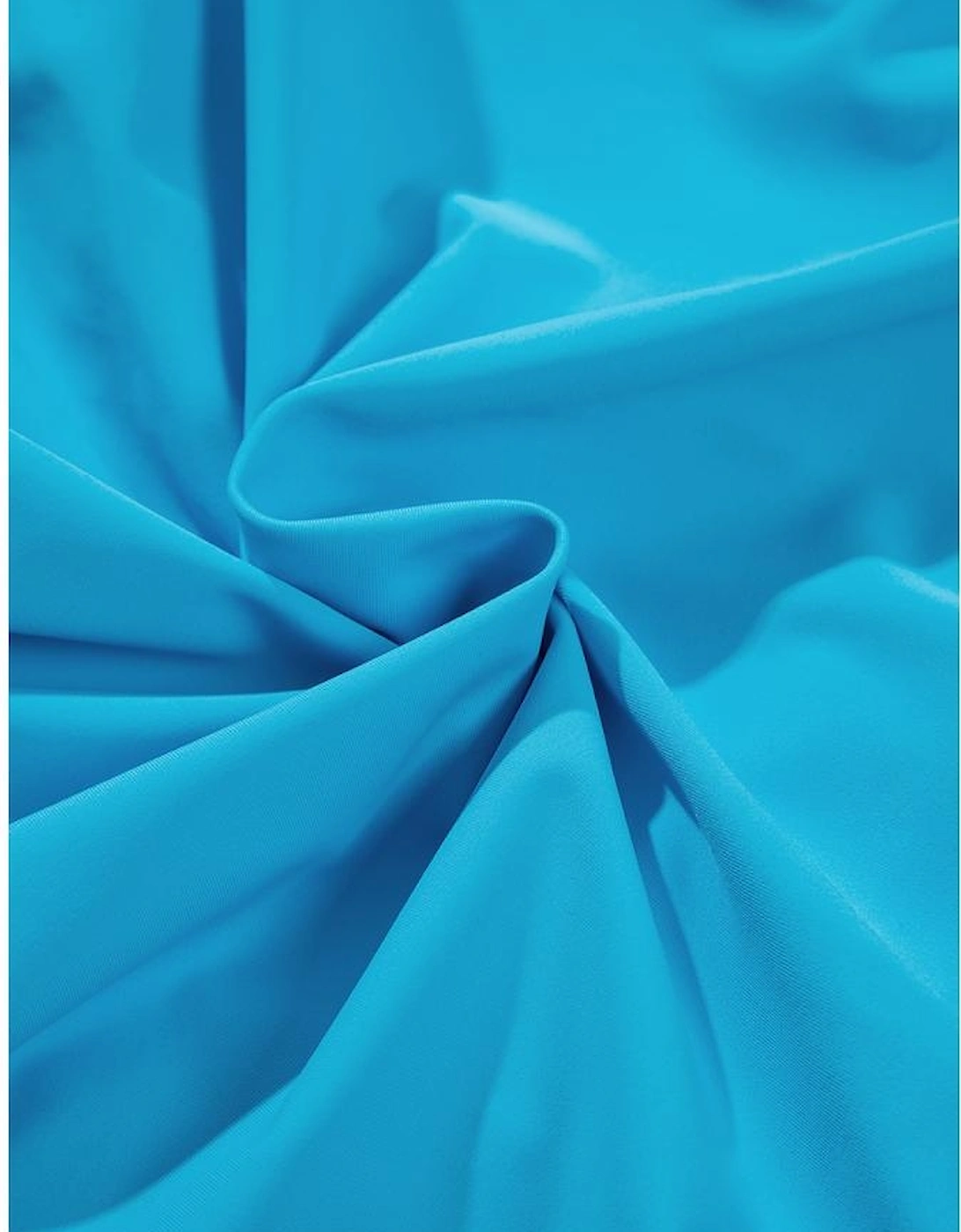 Light Blue Crossover Colorblock Cutout One Piece Swimsuit