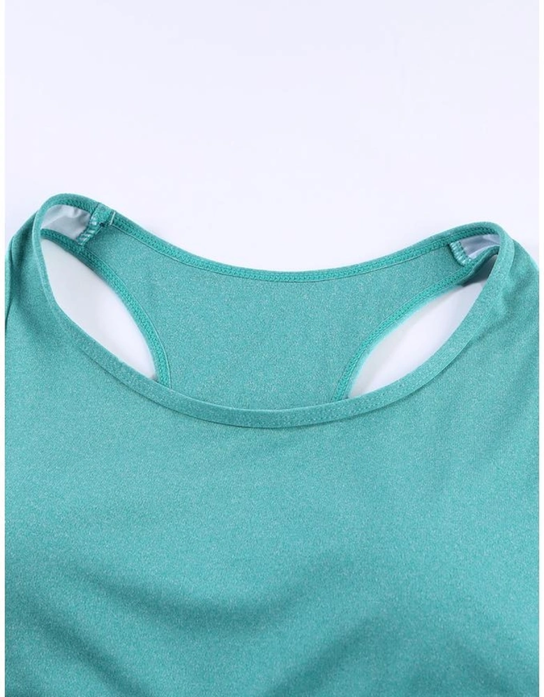 Azura Exchange Green Crisscross Sports Bra and Leggings Set