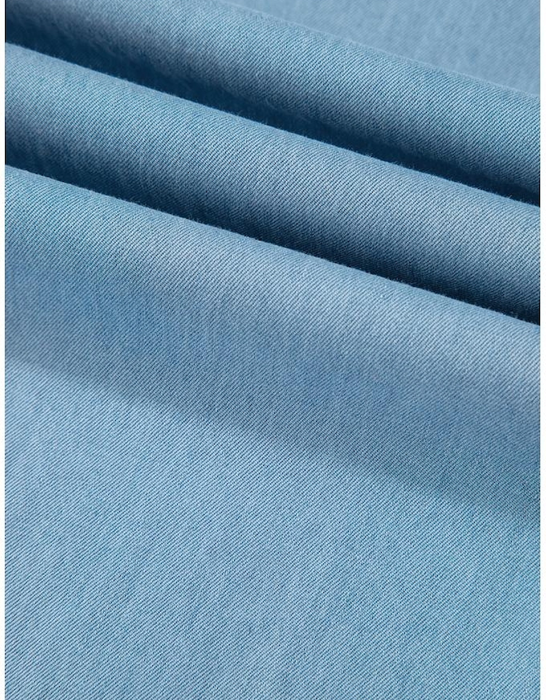 Myosotis Light Wash Raw Hem Ruffled Wide Leg Jeans