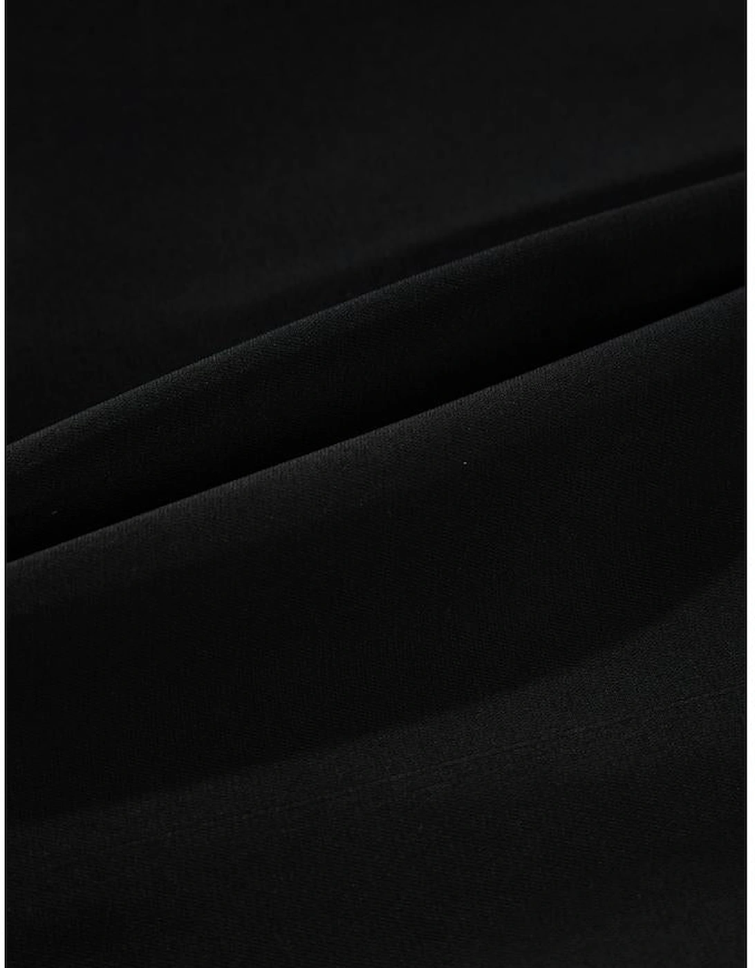 Black High Waisted Drawstring 2-in-1 Side Pocket Color Block Bikini Shorts