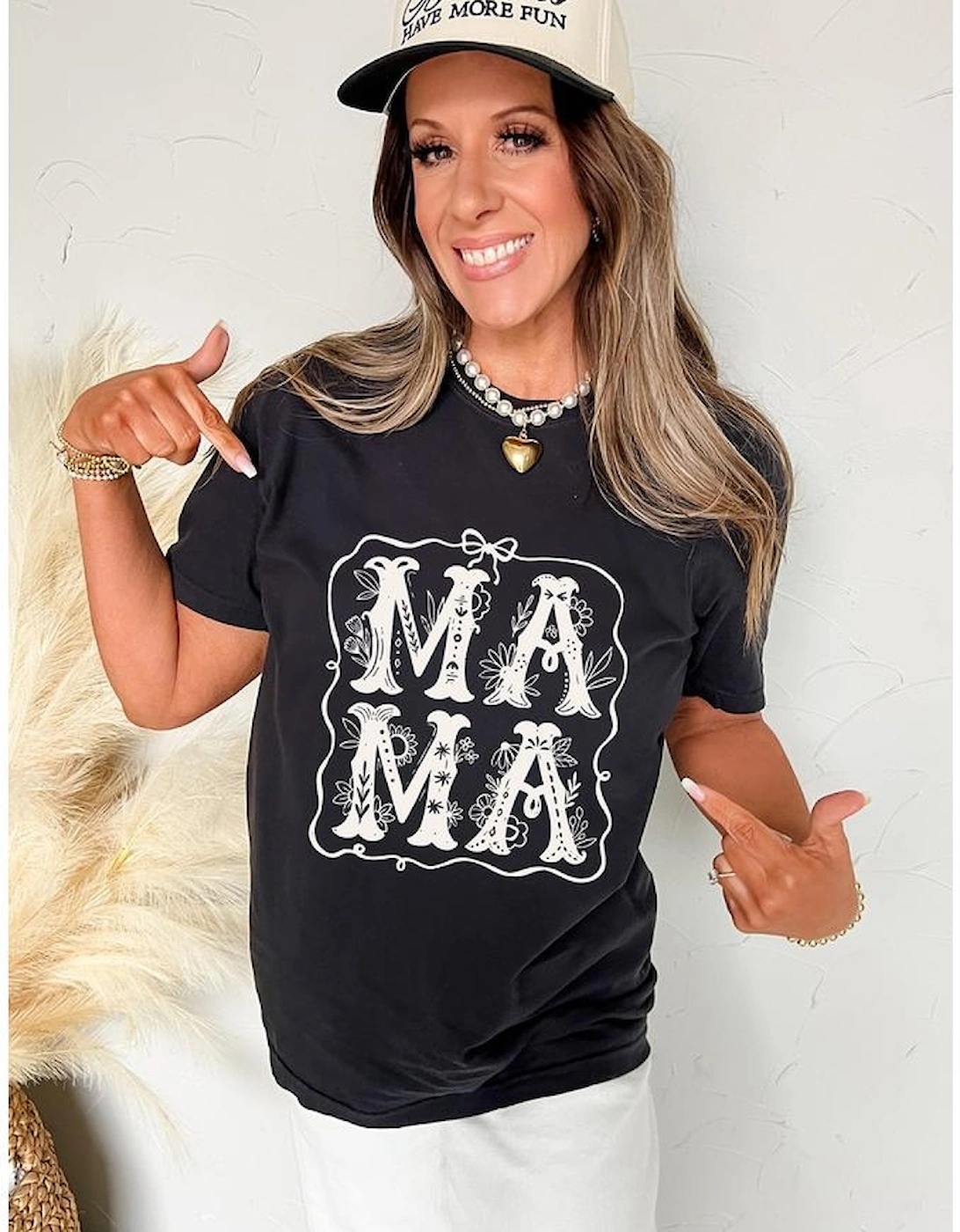 Black MAMA Artistic Graphic Tee