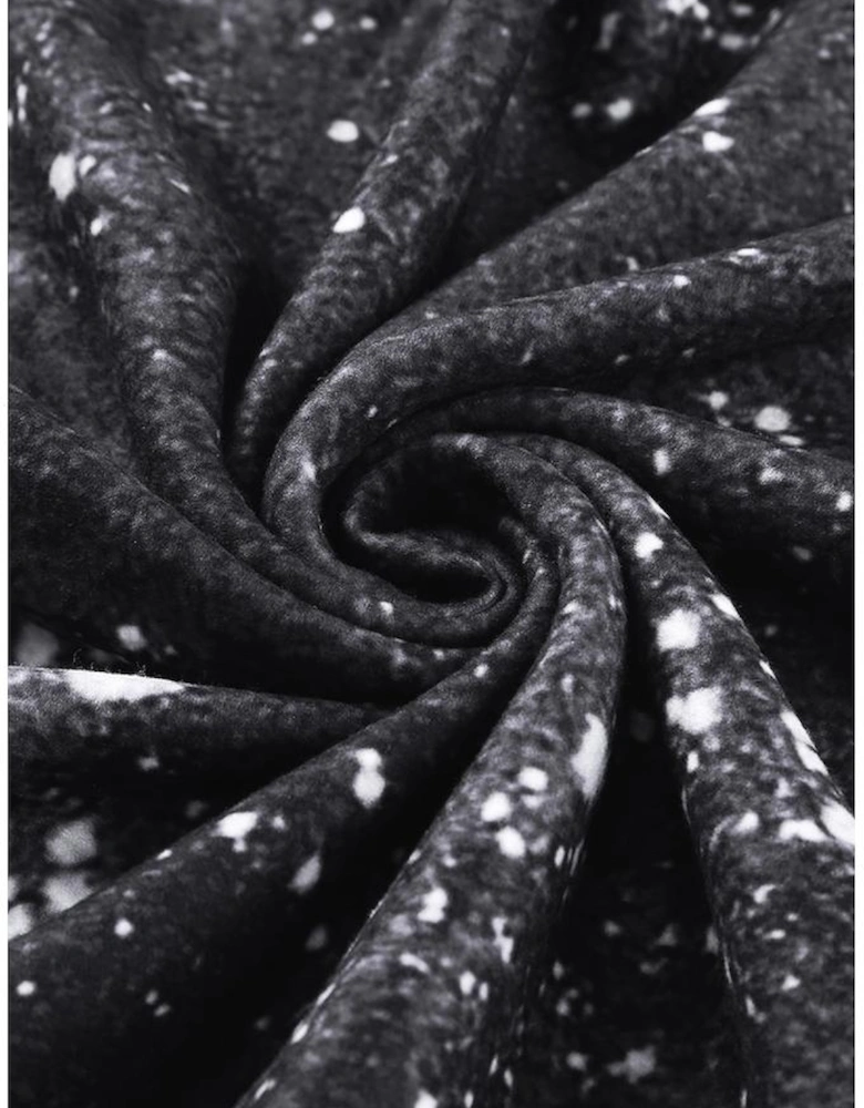 Black Leopard Bleached Pullover Sweatshirt