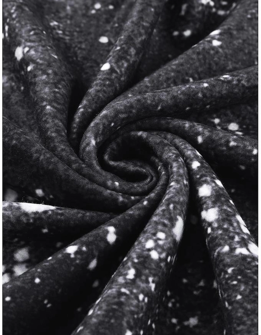 Black Leopard Bleached Pullover Sweatshirt