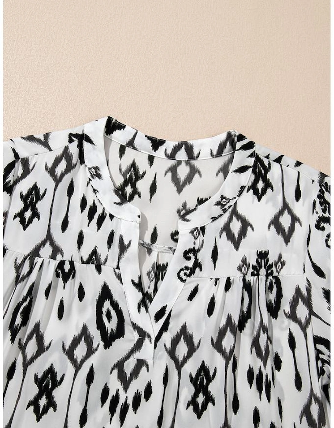 Black Western Abstract Geometric Printed Maxi Dress