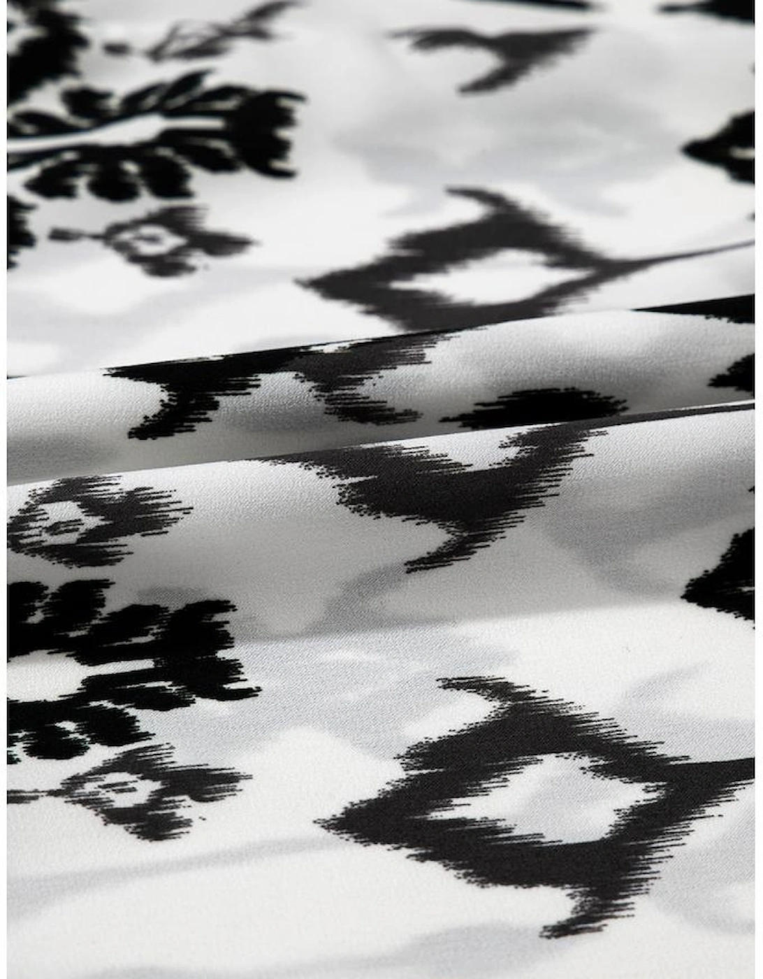 Black Western Abstract Geometric Printed Maxi Dress