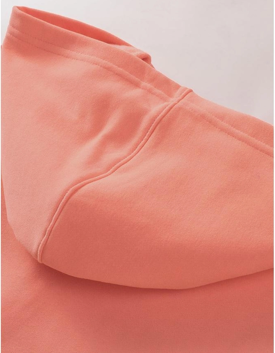 Orange Batwing Sleeve Pocketed Henley Hoodie