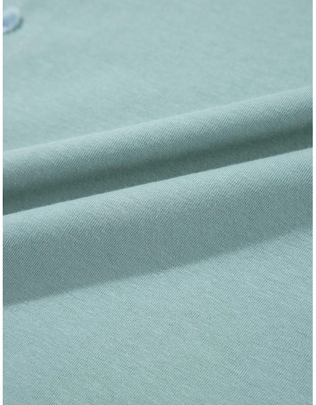 Smoke Green Frayed Denim Star Patched Oversize T Shirt