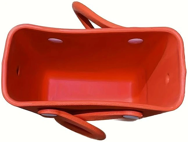 Fiery Red Waterproof EVA Random Decorations Hollow Tote Bag