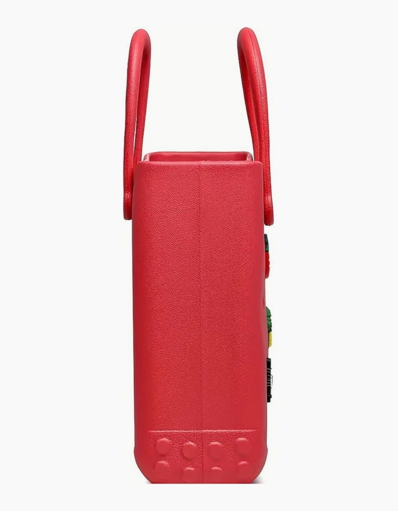 Fiery Red Waterproof EVA Random Decorations Hollow Tote Bag