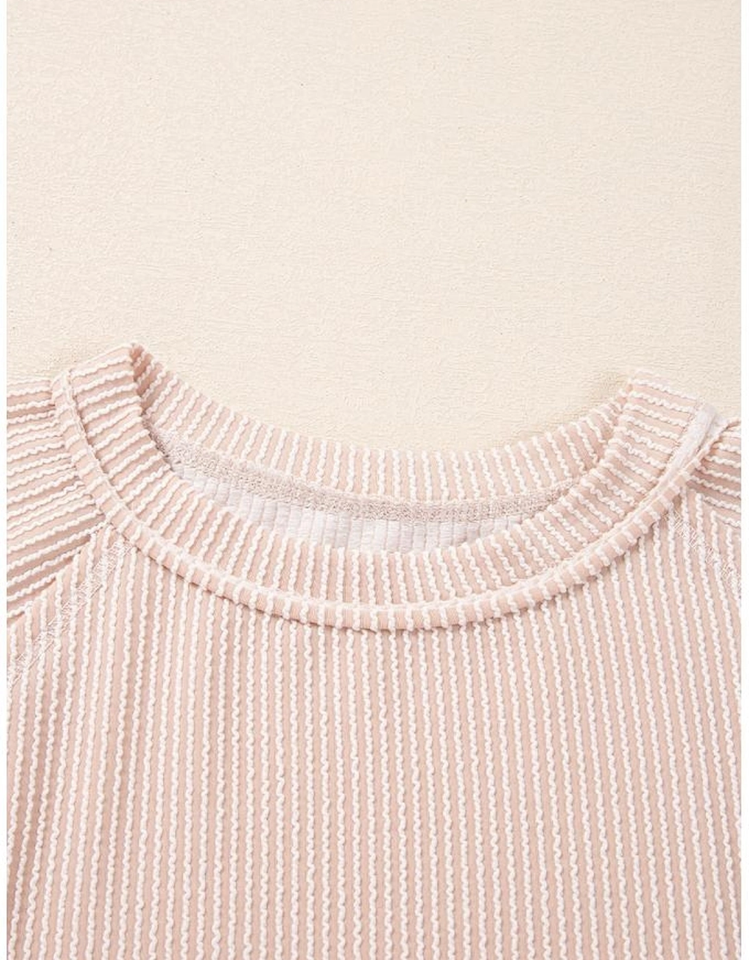 Jet Stream Corded Lantern Sleeve Top High Waist Ruffled Mini Skirt Set