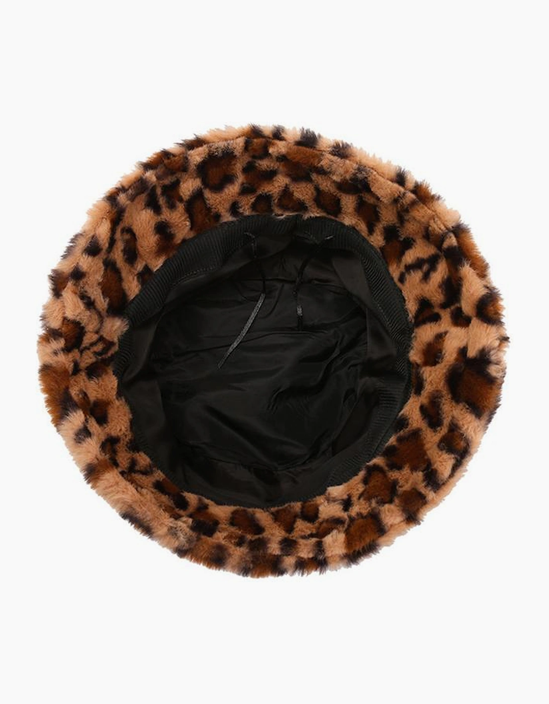 Thai Curry Leopard Plush Wide Brim Winter Fishman Hat