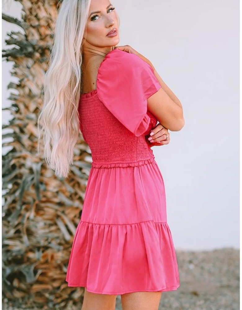 Azura Exchange Flutter Sleeve Mini Dress