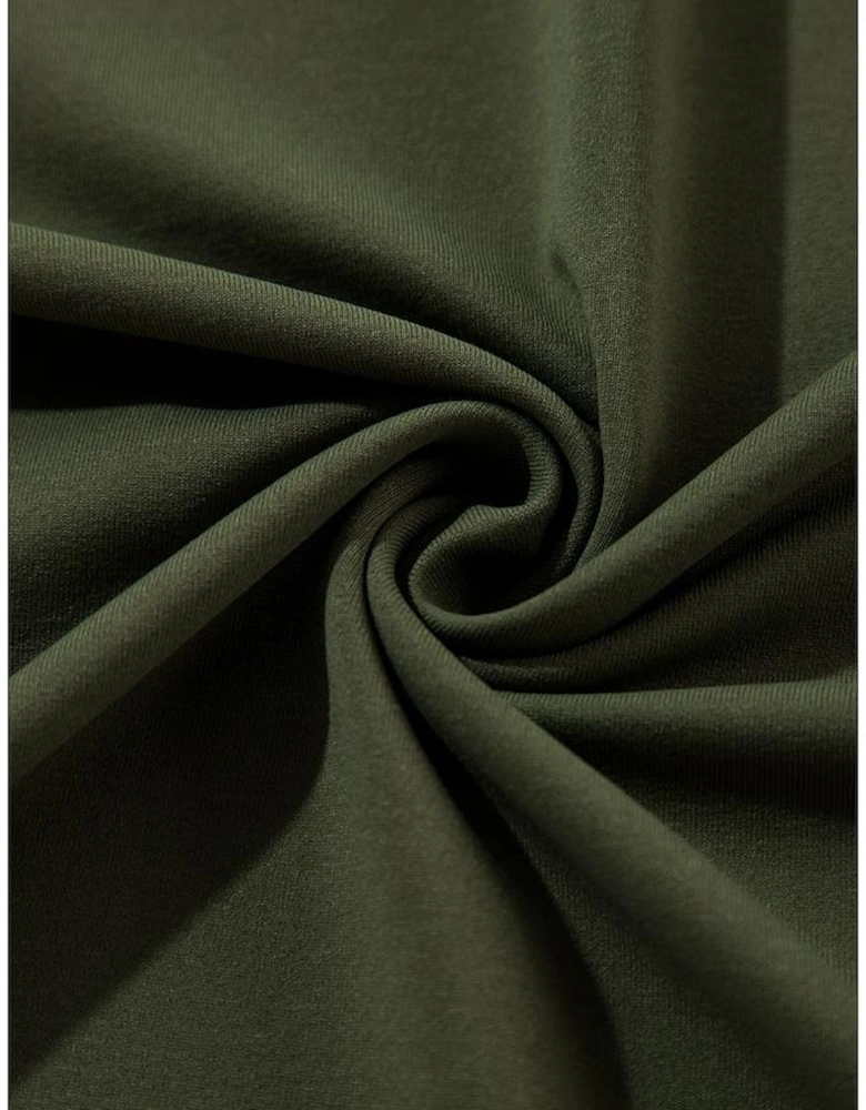 Vineyard Green Contrast Trim Tee and Shorts Set