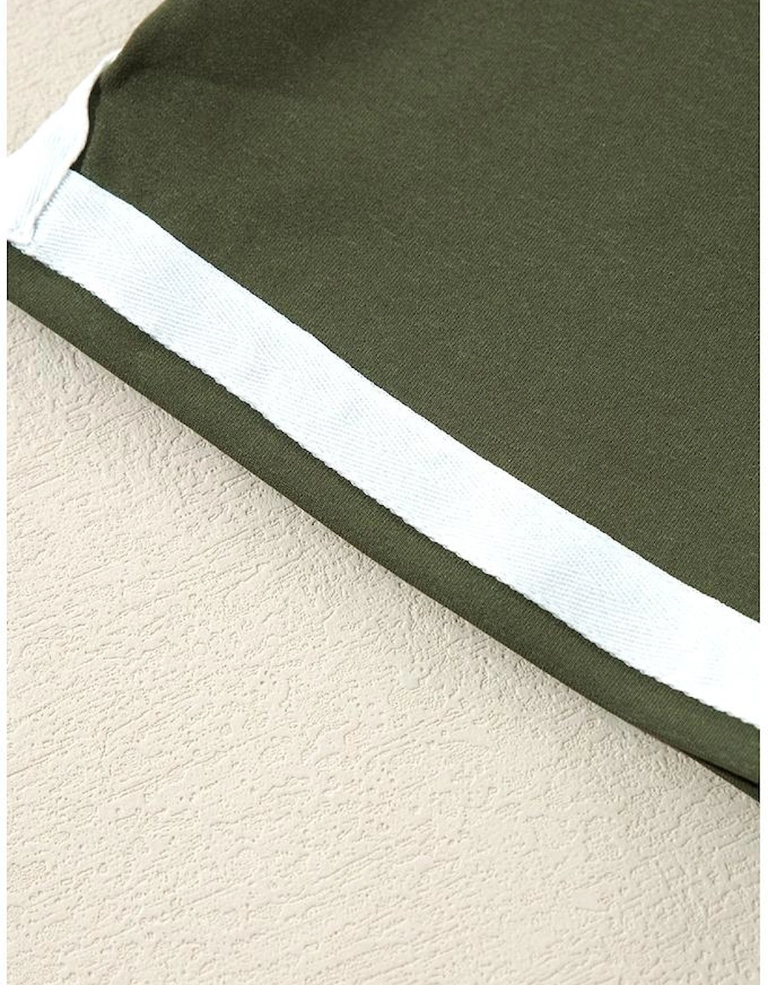 Vineyard Green Contrast Trim Tee and Shorts Set