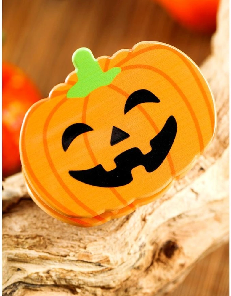 Azura Exchange Orange Halloween Pumpkin Face Hair Claw