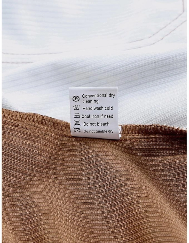 Brown Leopard Print Corduroy Long Sleeve Jacket