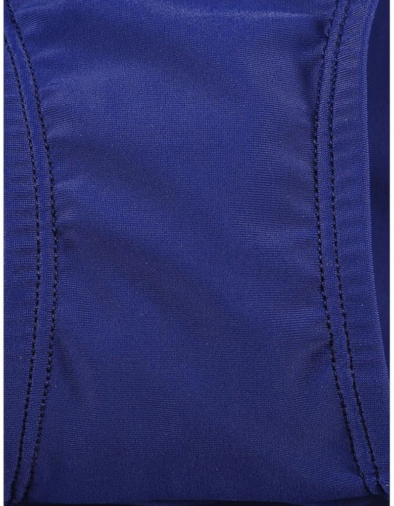 Plus Size Navy Blue Skirted Swim Bikini Bottom