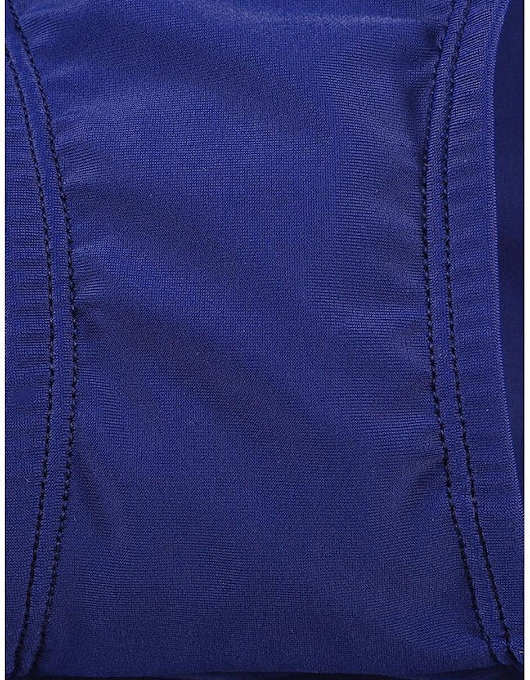 Plus Size Navy Blue Skirted Swim Bikini Bottom