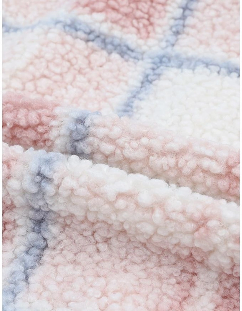 Azura Exchange Cozy Checker Print Sherpa Shacket