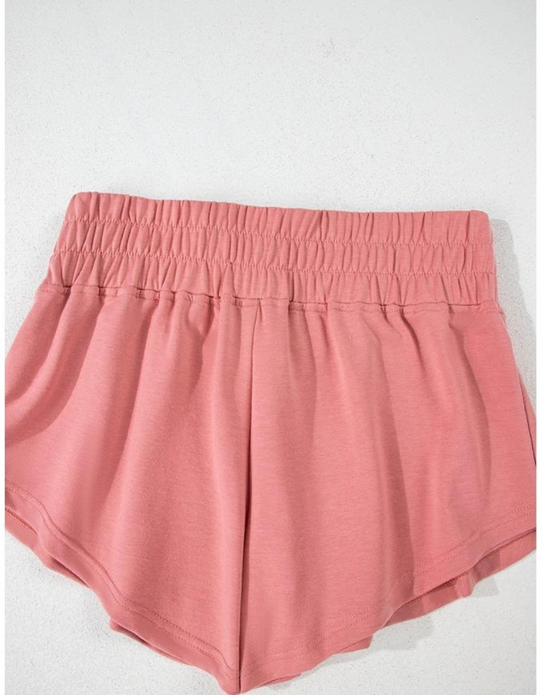 Blossom 2pcs Cropped Tee and Ruffle High Waist Skort Set