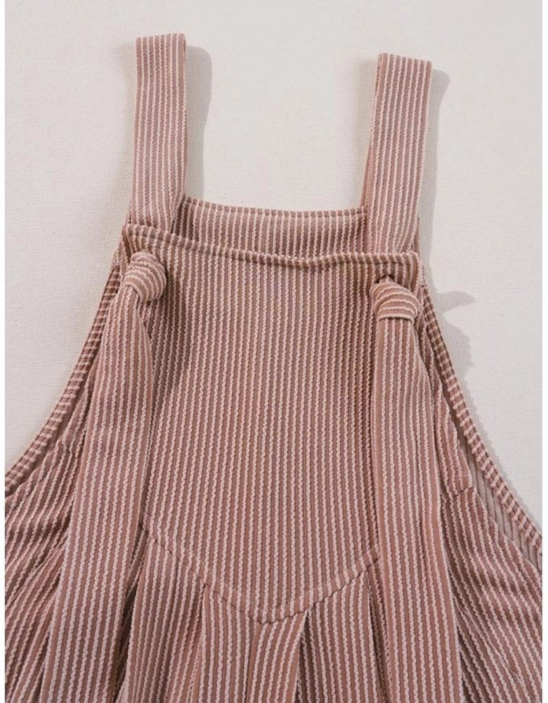 DUNE Corded Adjustable Straps Wide Leg Loose Overall