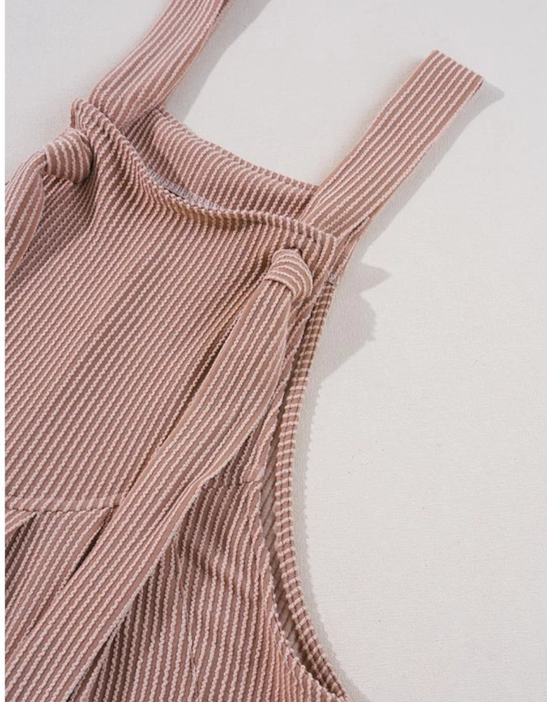 DUNE Corded Adjustable Straps Wide Leg Loose Overall