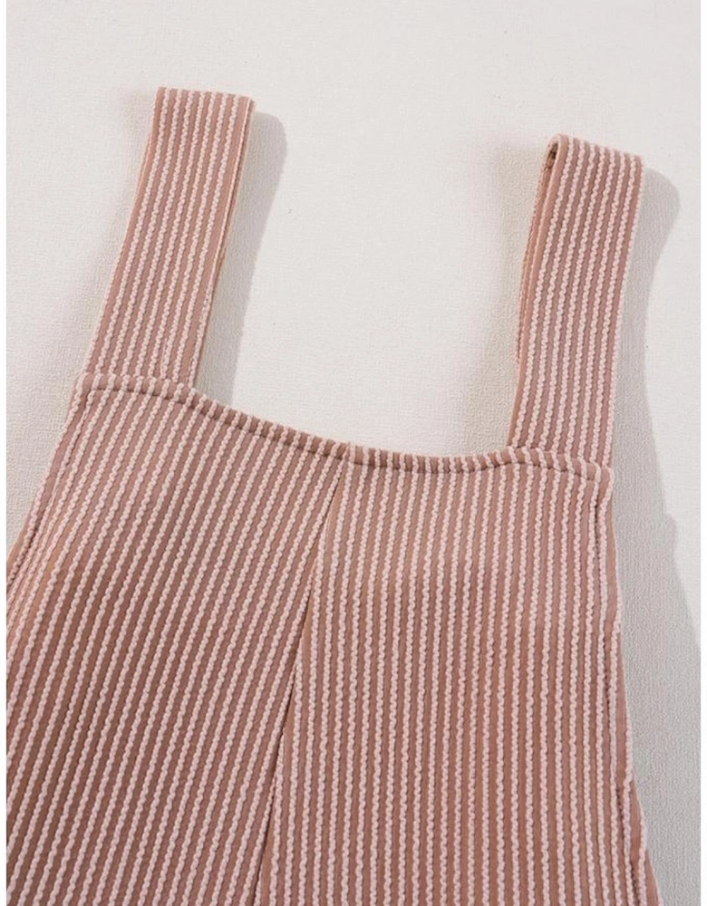 DUNE Corded Adjustable Straps Wide Leg Loose Overall