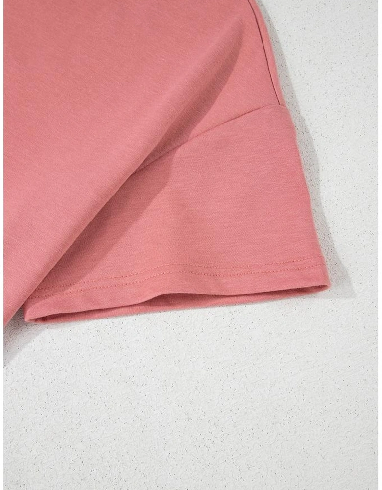 Blossom 2pcs Cropped Tee and Ruffle High Waist Skort Set