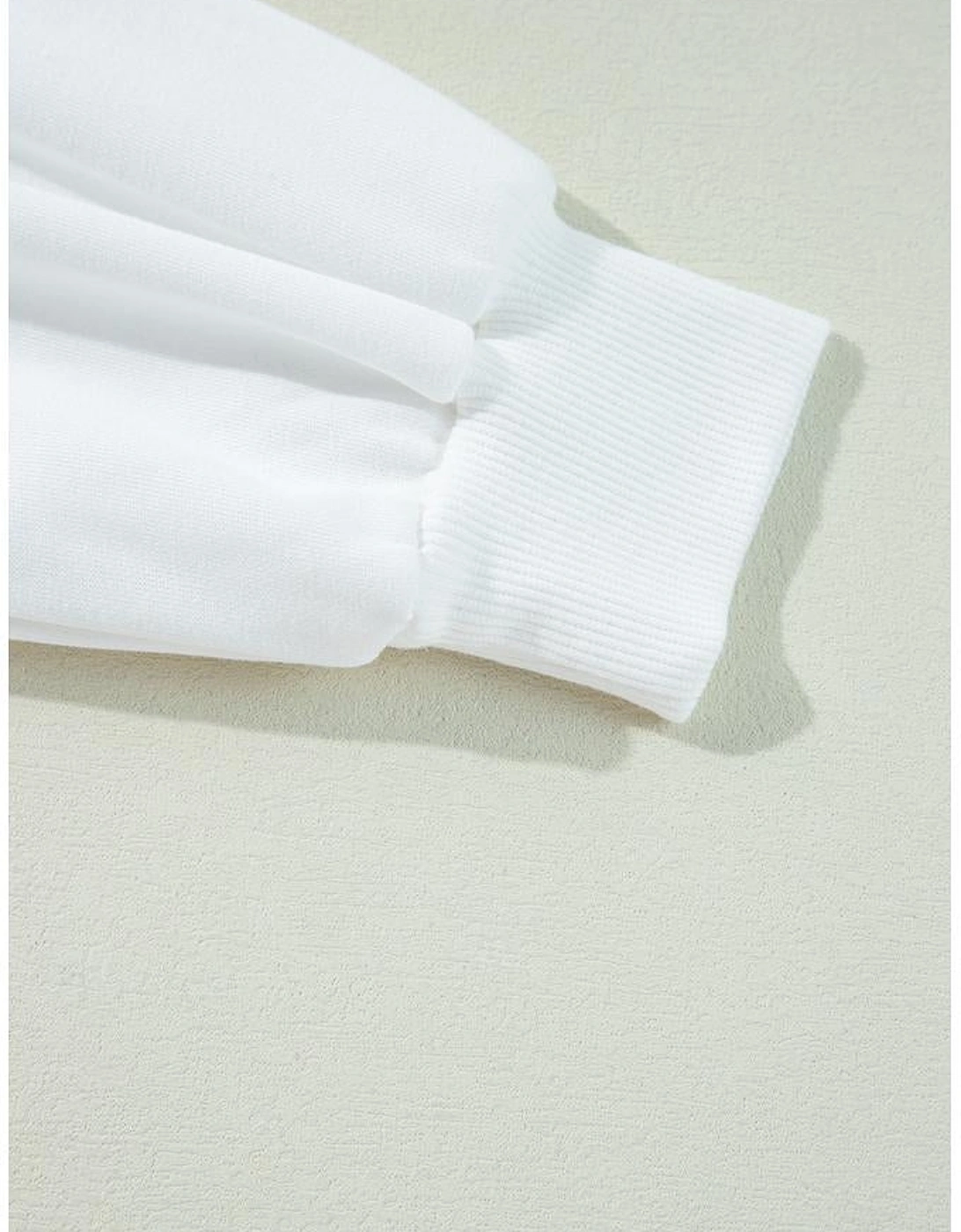 White GAME DAY Graphic Varsity Pullover Sweatshirt