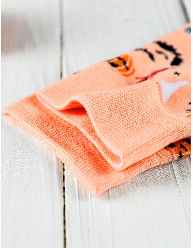 Delicacy Spooky Season Halloween Element Print Socks