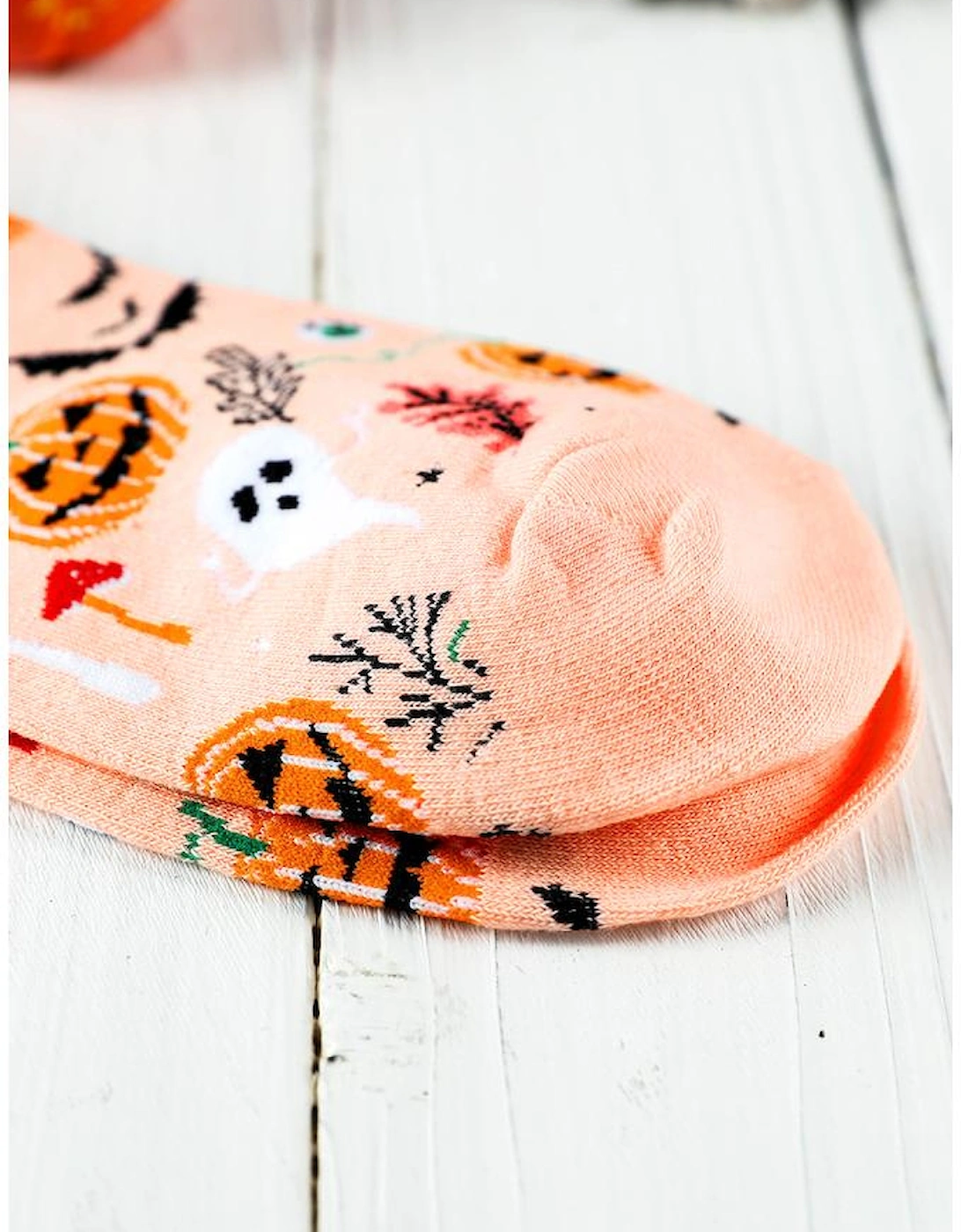 Delicacy Spooky Season Halloween Element Print Socks