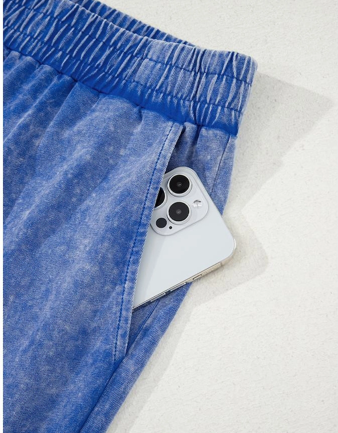 Lilac Floral Patch Exposed Seam Raw Edge Pants Set