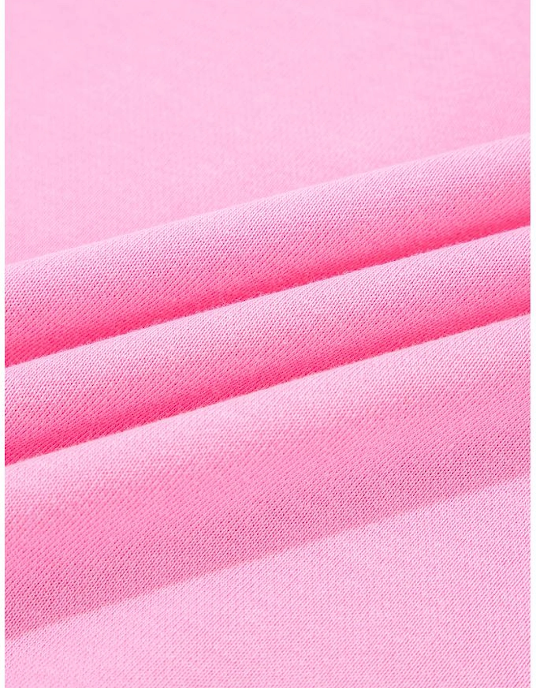 Pink Tiered Ruffle Ribbed Crew Neck Pullover Plus Size Top