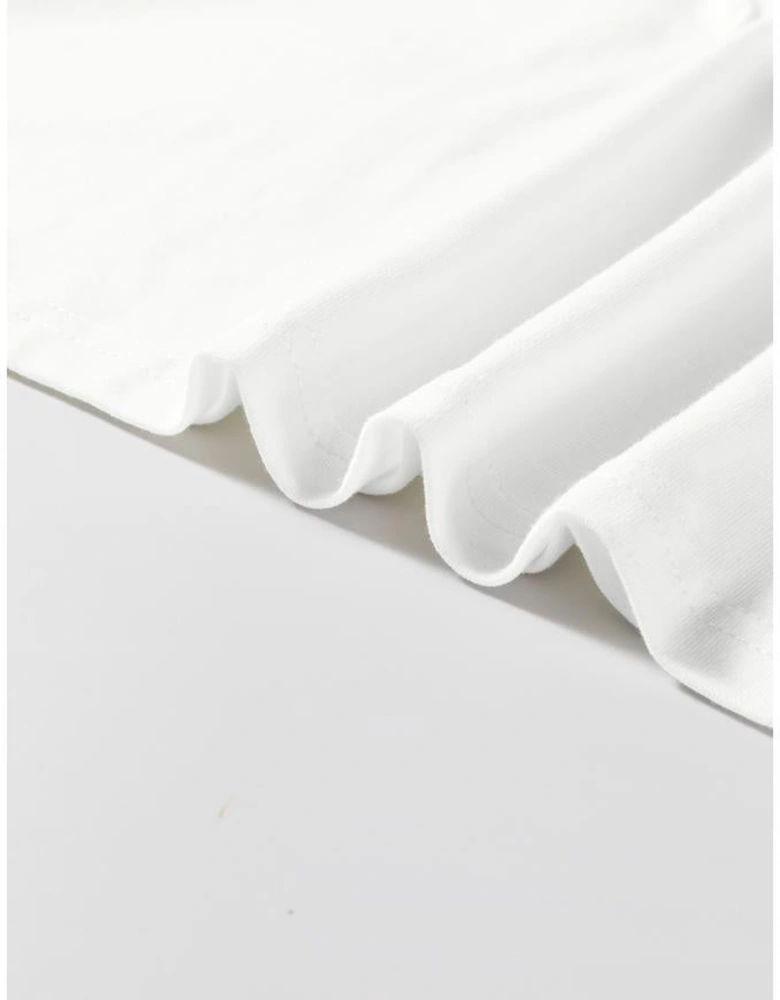 Pink Bow Knot Print Loose Fit Two Piece Casual Lounge Set