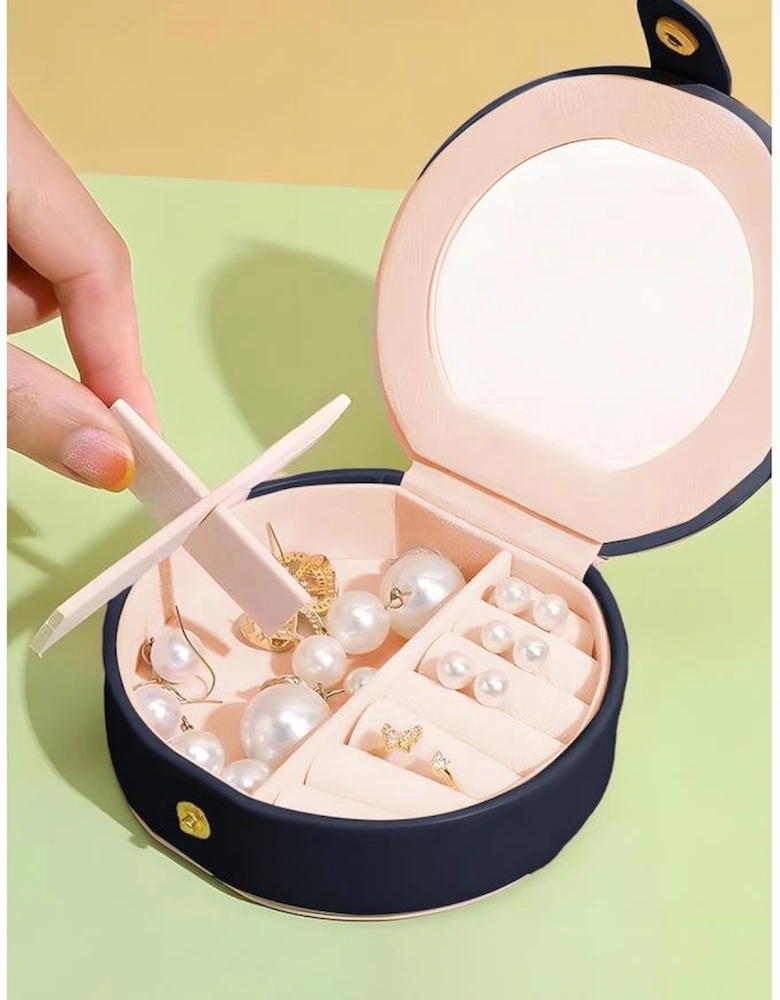 Sail Blue Jewelry Organizer Cases with Mirror