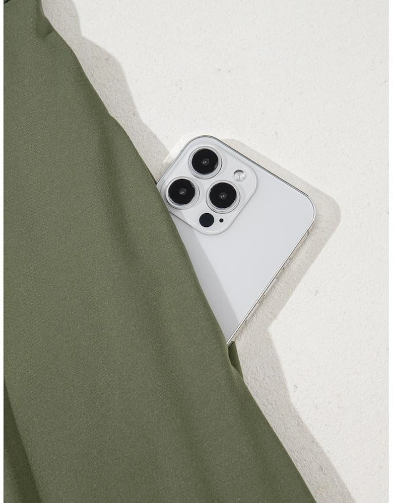 Four Leaf Clover Sleeveless Scoop Neck Flared Split Midi Dress