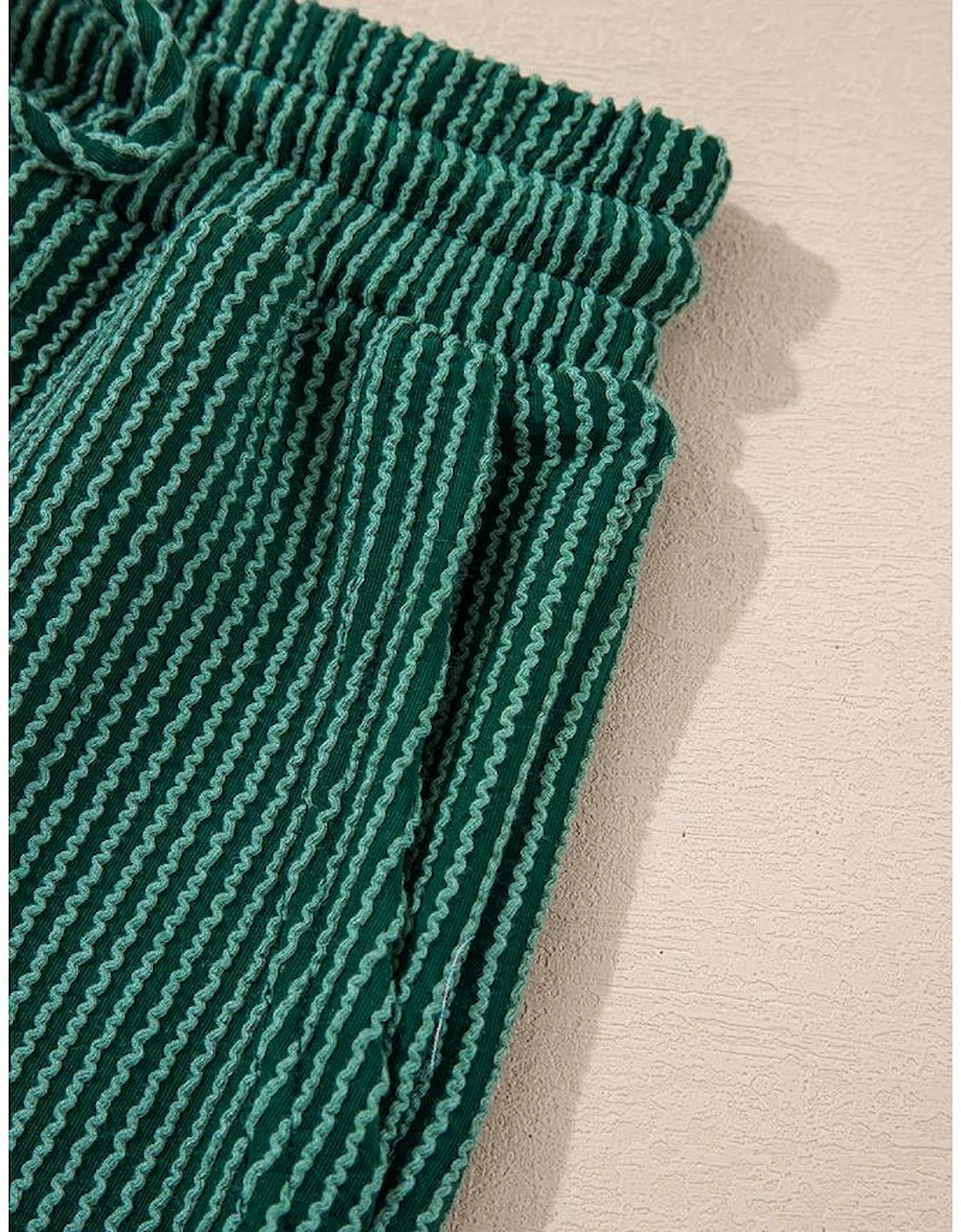 Evergreen JOLLY Corded Long Sleeve Top and Pockets Pants Set