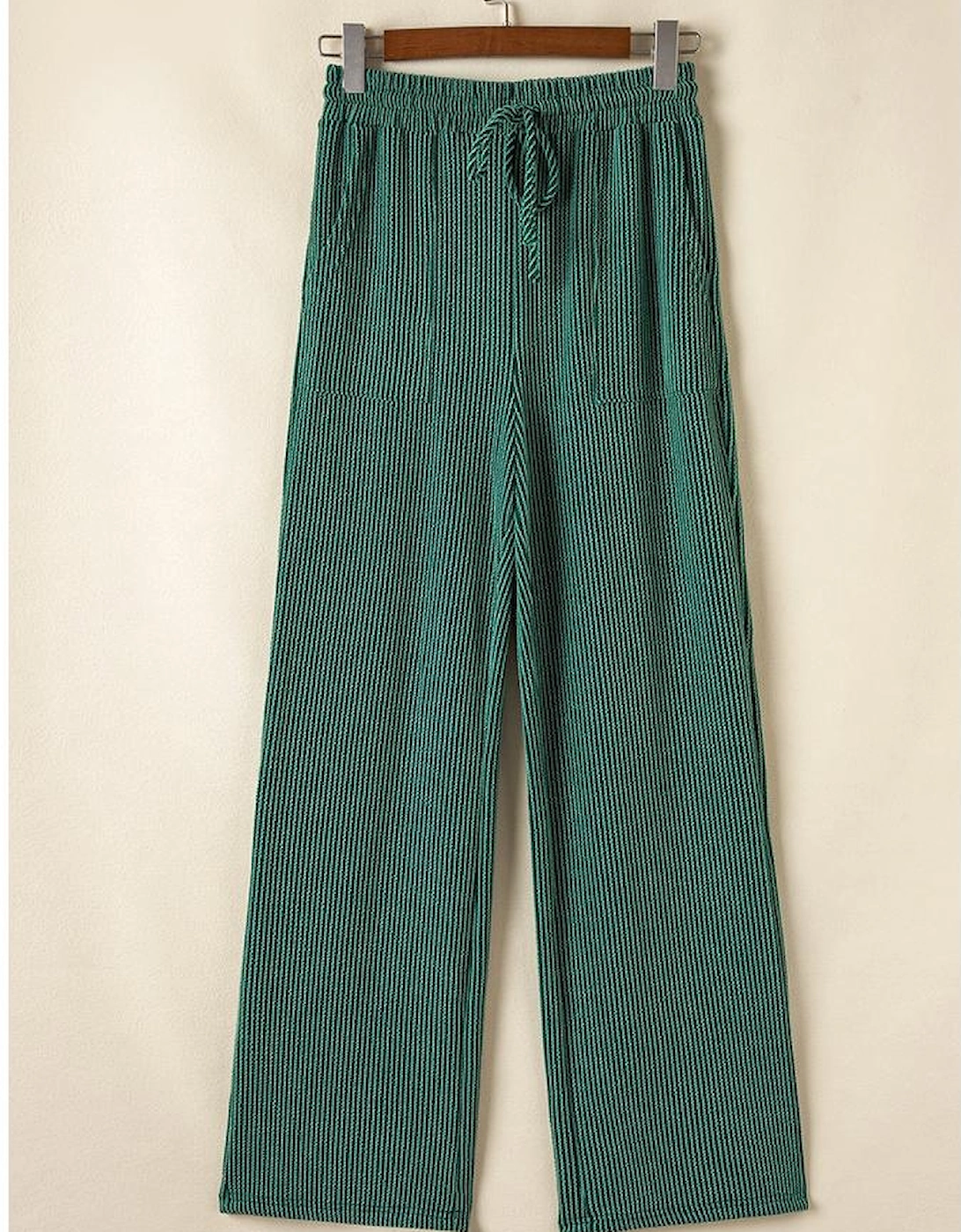 Evergreen JOLLY Corded Long Sleeve Top and Pockets Pants Set