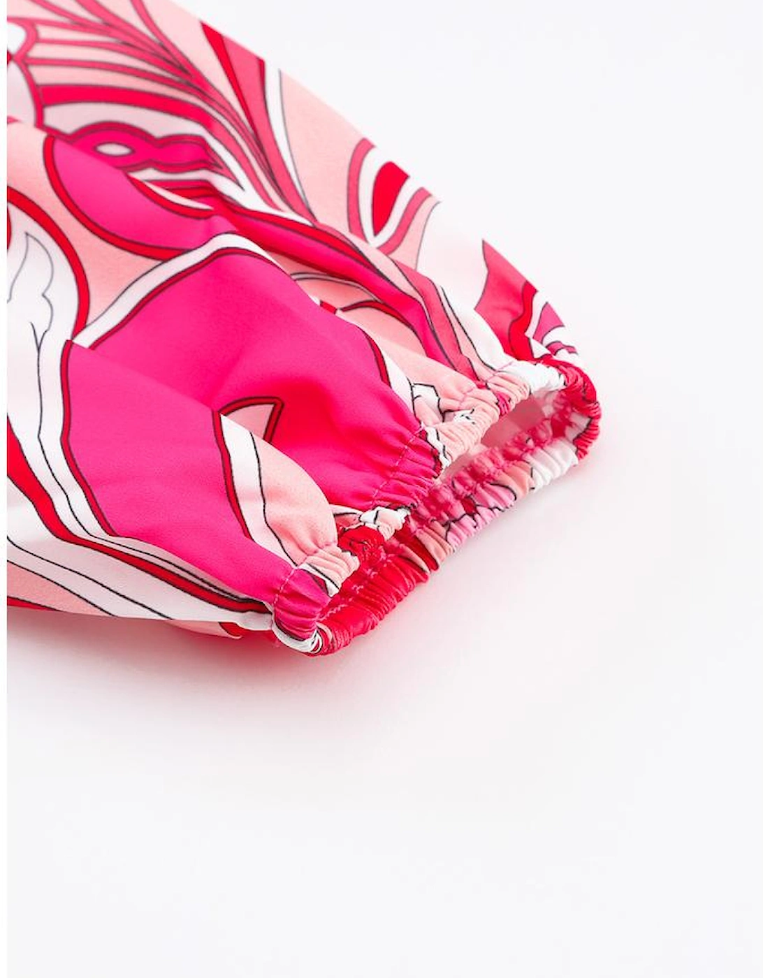 Paisley Printed Button Keyhole Back Belted Mini Dress