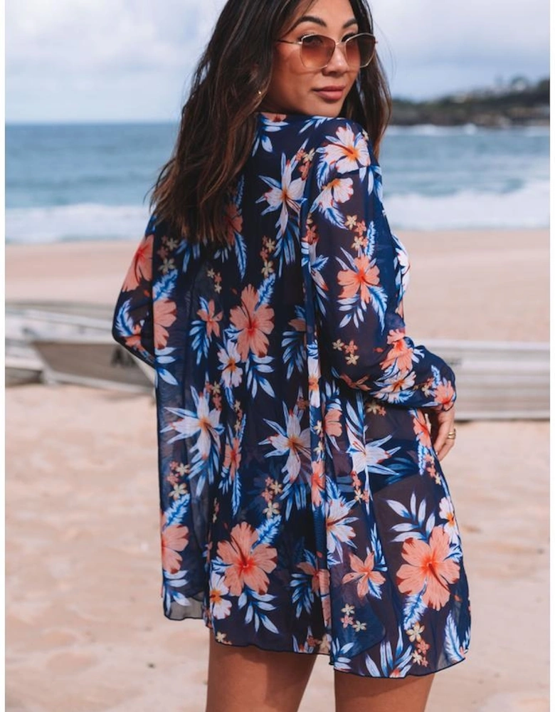 Azura Exchange Floral Bikini Set with Swimsuit Cover Up