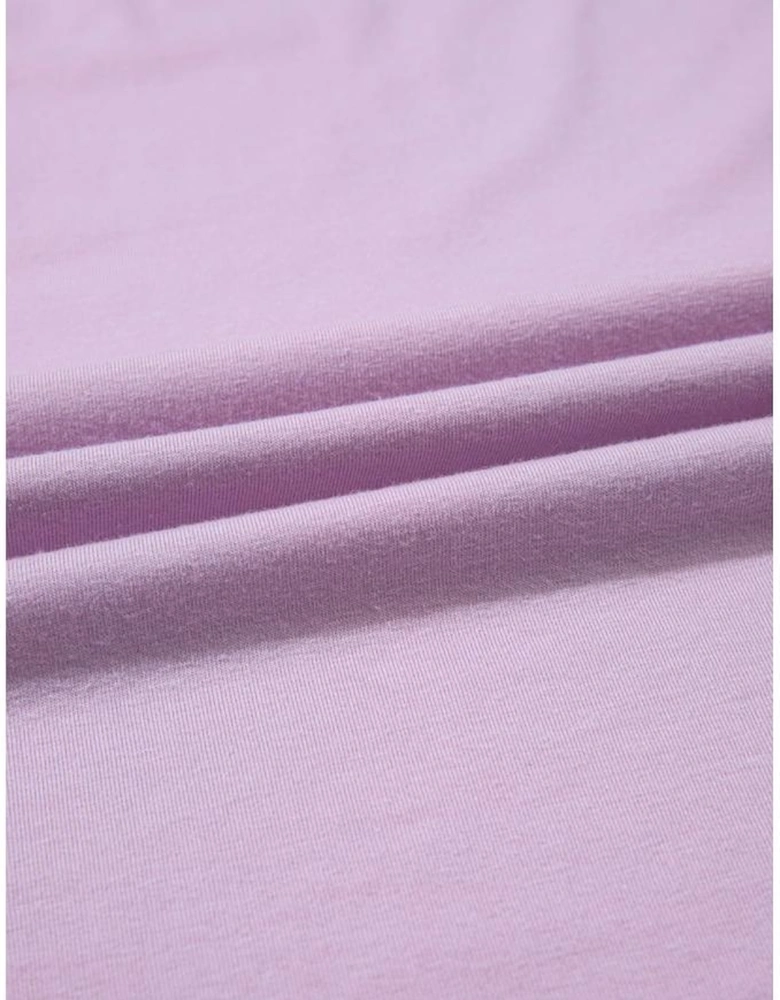 Phalaenopsis Flower Patch Colorblock Plus Size Pullover Top